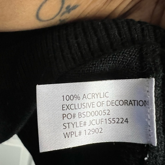 U. S. Polo Association Men’s Sweater - Gray/Black/Blue - XL - Picture 3 of 5